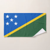 Flagge der Salomonen Badhandtuch Set (Handtuch)