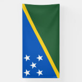 Flagge der Salomonen Banner (Vertikal)