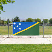 Flagge der Salomonen Banner (Insitu)