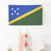 Flagge der Salomonen Banner (Insitu)