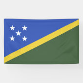 Flagge der Salomonen Banner (Horizontal)
