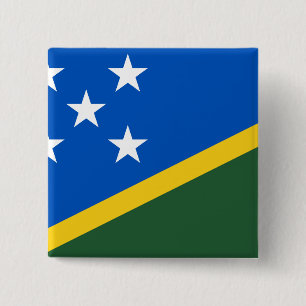 Flagge der Salomonen Button