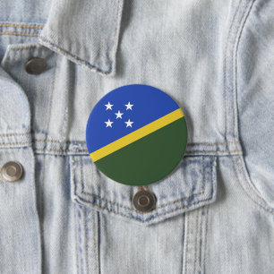 Flagge der Salomonen Button