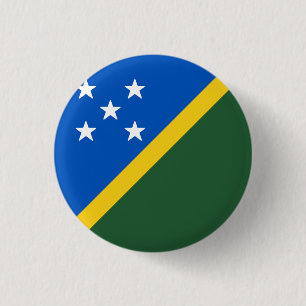 Flagge der Salomonen Button