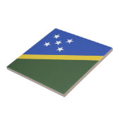 Flagge der Salomonen Fliese (Seite)