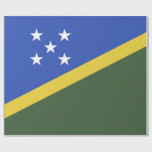 Flagge der Salomonen Geschenkpapier (Flach)