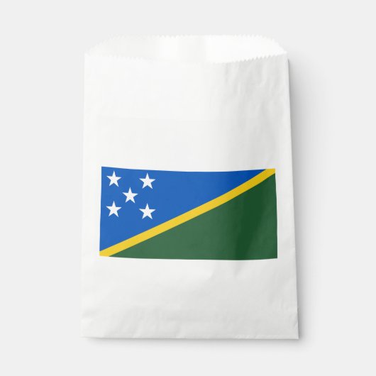 Flagge der Salomonen Geschenktütchen (Vorderseite)