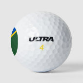 Flagge der Salomonen Golfball (Logo)