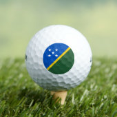 Flagge der Salomonen Golfball (Insitu T-Shirt)