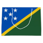 Flagge der Salomonen Große Geschenktüte (Vorderseite)