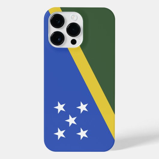 Flagge der Salomonen iPhone Hülle (Rückseite)