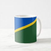 Flagge der Salomonen Kaffeetasse (VorderseiteRechts)