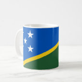 Flagge der Salomonen Kaffeetasse (Vorderseite Links)