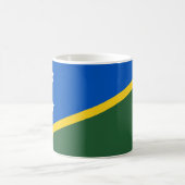 Flagge der Salomonen Kaffeetasse (Mittel)