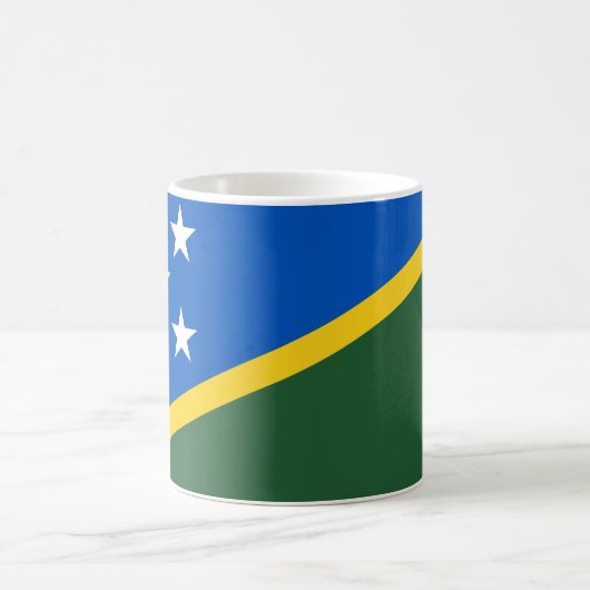 Flagge der Salomonen Kaffeetasse (Mittel)