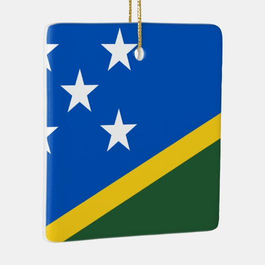 Flagge der Salomonen Keramikornament (Rechts)