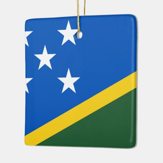 Flagge der Salomonen Keramikornament (Links)