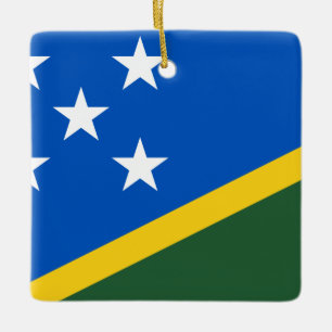 Flagge der Salomonen Keramikornament