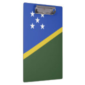 Flagge der Salomonen Klemmbrett (Rechts)