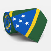 Flagge der Salomonen Krawatte (Gerollt)