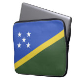 Flagge der Salomonen Laptopschutzhülle (Vorderseite Links)