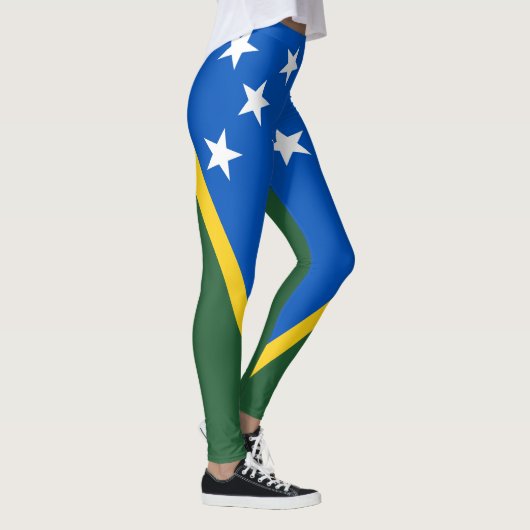 Flagge der Salomonen Leggings (Rechts)