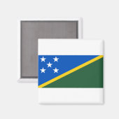 Flagge der Salomonen Magnet (Vorderseite/Rückseite)