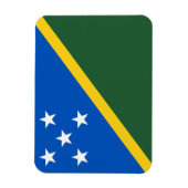 Flagge der Salomonen Magnet (Vertikal)