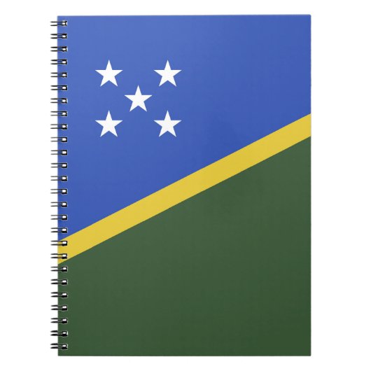 Flagge der Salomonen Notizblock (Vorderseite)