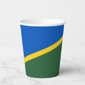 Flagge der Salomonen Pappbecher (Links)