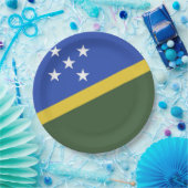 Flagge der Salomonen Pappteller (Party)