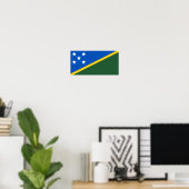 Flagge der Salomonen Poster (Heimbüro)