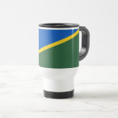 Flagge der Salomonen Reisebecher (VorderseiteRechts)