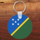 Flagge der Salomonen Schlüsselanhänger (Rückseite)