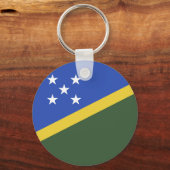 Flagge der Salomonen Schlüsselanhänger (Vorderseite)
