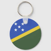 Flagge der Salomonen Schlüsselanhänger (Rückseite)