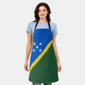 Flagge der Salomonen Schürze (Getragen)