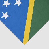 Flagge der Salomonen Seidenpapier (Ausschnitt)