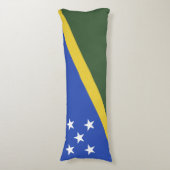 Flagge der Salomonen Seitenschläferkissen (Vorderseite Vertikal)