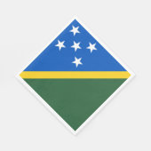 Flagge der Salomonen Serviette (Ecke)
