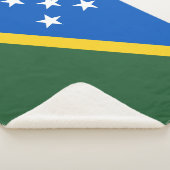 Flagge der Salomonen Sherpadecke (3/4)