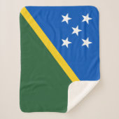 Flagge der Salomonen Sherpadecke (Vorderseite)