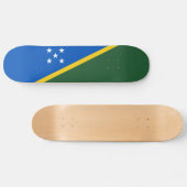 Flagge der Salomonen Skateboard (Horizontal)