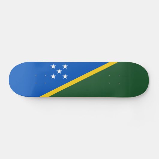 Flagge der Salomonen Skateboard (Horizontal)