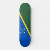 Flagge der Salomonen Skateboard (Vorderseite)