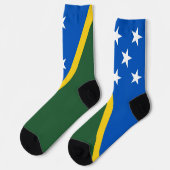 Flagge der Salomonen Socken (Linkes Detail)