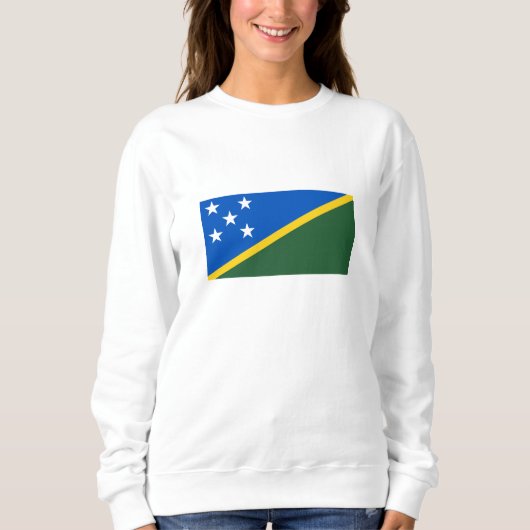 Flagge der Salomonen Sweatshirt (Vorderseite)