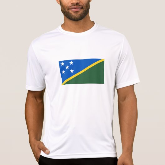 Flagge der Salomonen T-Shirt (Vorderseite)