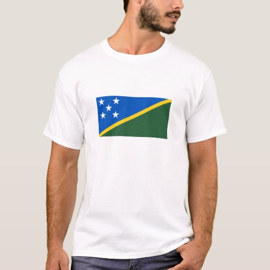 Flagge der Salomonen T-Shirt (Vorderseite)