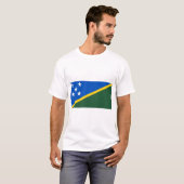 Flagge der Salomonen T-Shirt (Vorne ganz)